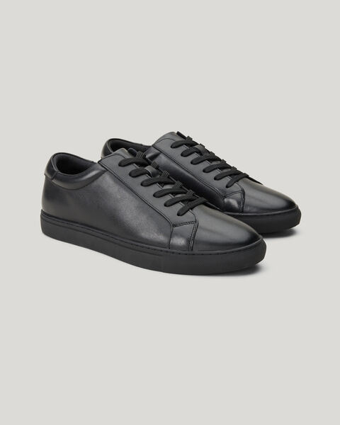 Classic leather sneaker, Black, hi-res